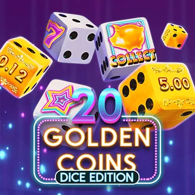 20 Golden Coins Dice Edition game tile