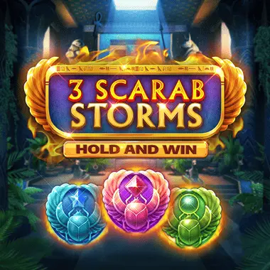 3 Scarab Storms Hold and Win game tile